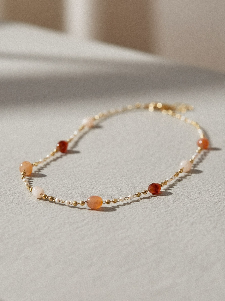 שרשרת צמודה רומי בזהב וכסף תכשיטי REFER Jewelry